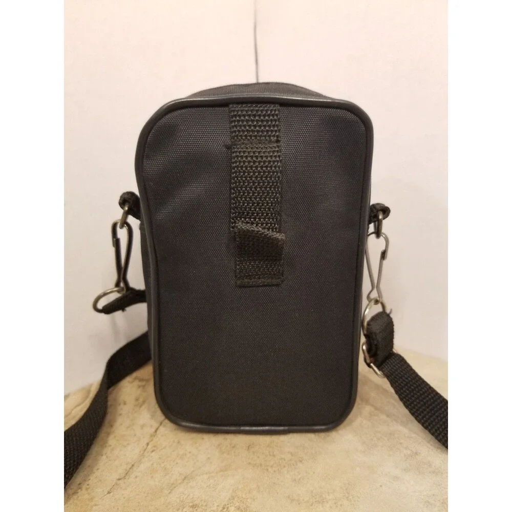 Retro Lebo Voyager Padded Camera Bag Zipper Accents Adjustable Shoulder Strap